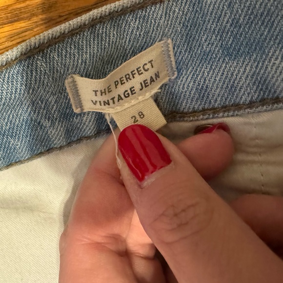 Madewell Perfect Vintage Straight Jean - Picture 5 of 6